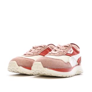 Baskets Roses/Blanches Bébé Puma Cruise Rider vue 6