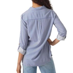 Chemise Bleu/Blanc Femme Vero Moda Bumpy vue 0
