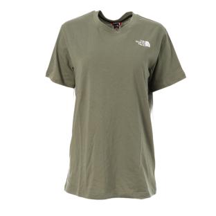 T-shirt Kaki Femme The North Face Mntnsky pas cher
