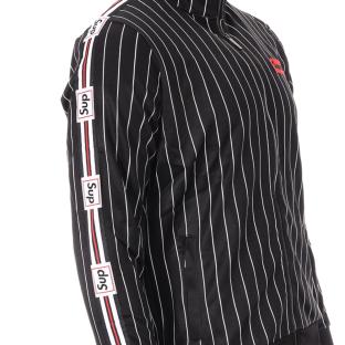 Veste Zippé Noir Homme Supreme Grip STRIPES vue 3