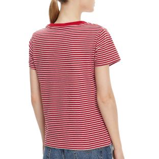 Camiseta Levi's Perfect Vneck Roja de Mujer ver 0