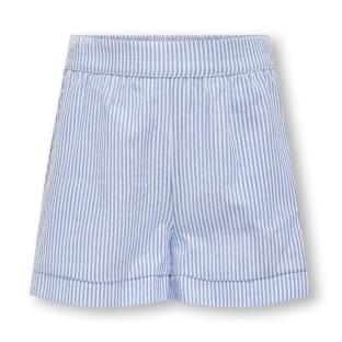 Pantalón corto azul/crudo para niña ONLY Kogsmilla ver 0