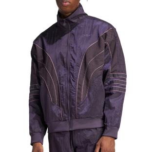 Veste de survêtement Violette Homme Adidas Q4 Atl Stone vue 0
