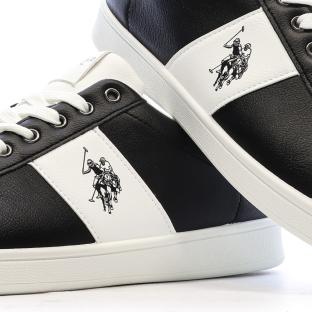 Baskets Noires/Blanches Homme US Polo ASSN High-top vue 0
