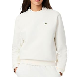 Sweat Blanc Femme Lacoste SF5270 pas cher