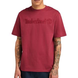 T-Shirt Bordeaux Homme Timberland Sleeve pas cher