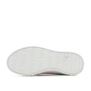 Baskets Blanches/Rose Femme Puma Carina 2.0 vue 0