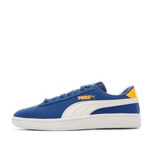 Baskets Bleu Garçon Puma Smash V2 Buck pas cher