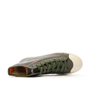 Baskets Kaki Homme Schott William vue 4