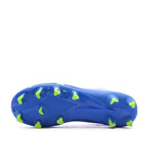 Chaussures de foot Bleu Enfant Puma Ultra Match LL FG vue 5