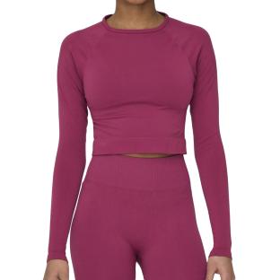 Top de sport Fuchsia Femme Only Jiji Seam pas cher