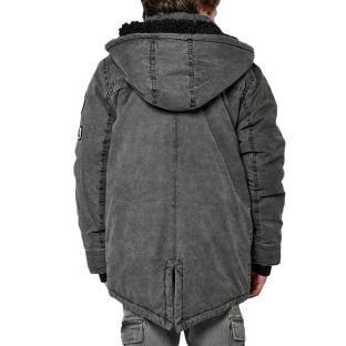 Blouson Noir Garçon Kaporal MUN vue 2