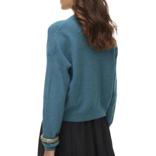 Pull Bleu Femme Vero Moda Exciting vue 2