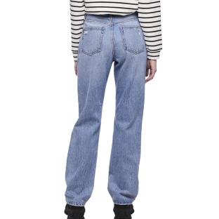 Jean Droit Bleu Femme Pieces Donna vue 2