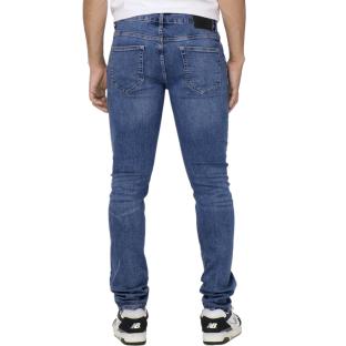 Jean Bleu clair Homme Only & Sons loom Slim vue 2
