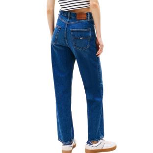 Jean Droit Bleu Femme Tommy Hilfiger Layla vue 2