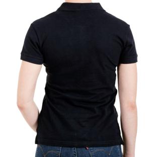 Polo Noir Femme Teddy Smith Piloco vue 2