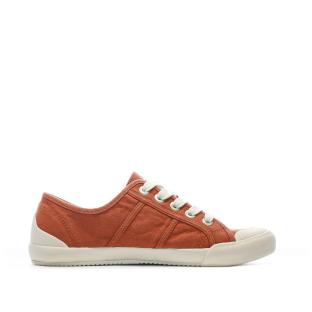Baskets en toile Terracotta Femme TBS Opiace vue 0