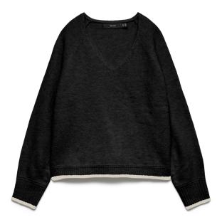 Pull Noir Femme Vero Moda Maquarius Raglan pas cher