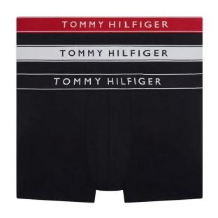 X3 Boxers Negro/Rojo para hombre Tommy Hilfiger Trunk ver 0
