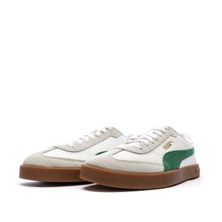 Baskets Blanc/Vert Femme Puma Club II Era vue 0