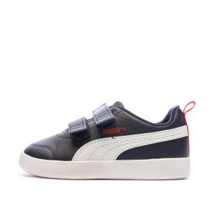Baskets Marine Garçon Puma Courtflex V2 pas cher