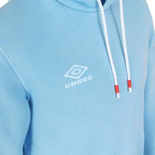 Sweat à Capuche Bleu Umbro Logo AT vue 3