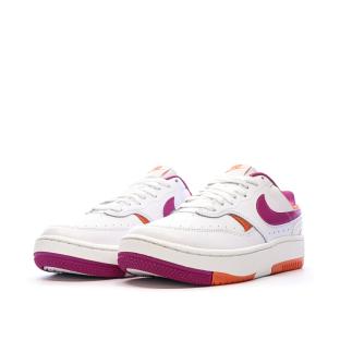 Baskets Violette/Blanche/Orange Femme Nike Gamma vue 0