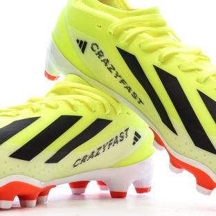 Chaussures de Football Jaunes Garçon Adidas X Crazyfast vue 0