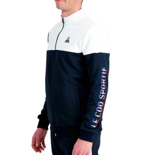 Veste Blanche/Noir Homme Le Coq Sportif 2410208 pas cher