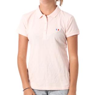 Polo Rose Clair Femme Teddy Smith Piloco pas cher