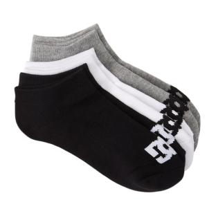3 Paar Socken in Schwarz/Weiß/Grau von DC Shoes, Modell ADYA Ansicht 0