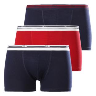 X3 Boxers Marine/Rouge Homme Dim Classic Colors vue 0