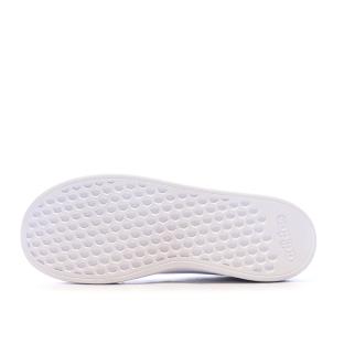 Baskets Blanches Mixte Adidas Advantage Base 2.0 J vue 4