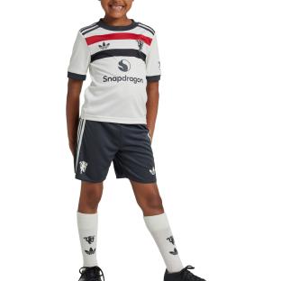 Manchester United Ensemble Blanc/Gris/Rouge Garçon Adidas 24/25 vue 0