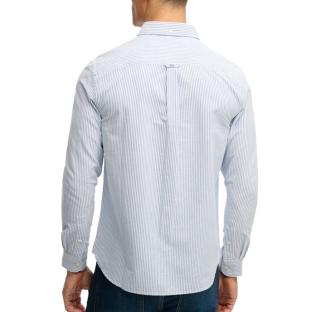 Chemise Bleu Homme Superdry Preppy vue 0