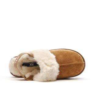Sabots fourrés à élastique Camel Femme Xti Microfiber vue 5