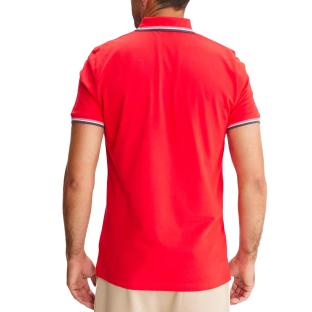 Polo Rouge Homme TBS Yvane vue 2