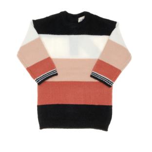 Robe Marine/Blanc/Rose Fille EOM Rajulbb pas cher