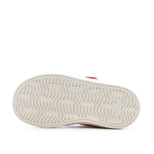 Baskets Rouges/Blanches Fille Adidas Grand Court 3.0 vue 5