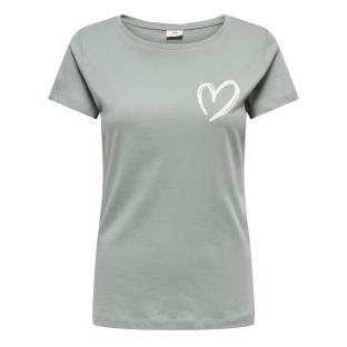 T-shirt Vert Femme JDY Smoke pas cher