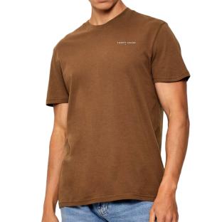 T-shirt Marron Homme Tommy Hilfiger Tjm Slim pas cher