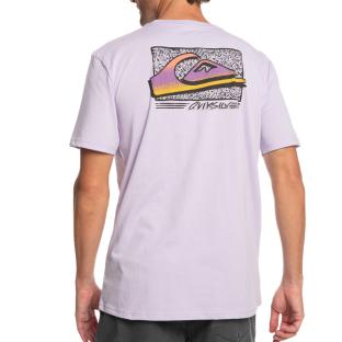 T-Shirt Violet Homme Quiksilver Retrofade vue 0