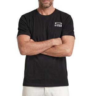 Camiseta negra para hombre G-Star Raw Chestes ver 0