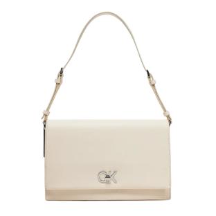 Sac à Main Beige Femme Calvin Klein Jeans Elongated pas cher