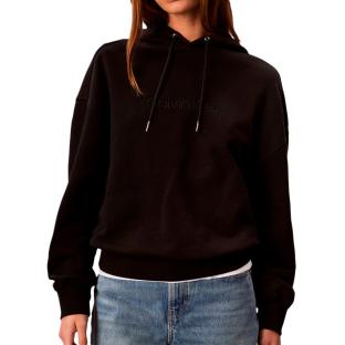 Sweat à Capuche Noir Calvin Klein Jeans French vue 0