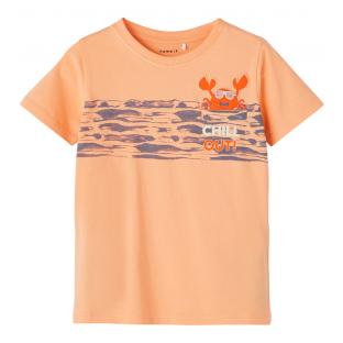 T-shirt Orange Garçon Name itJaman pas cher