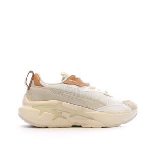 Baskets Blanches/Beiges Femme Puma Spina vue 0