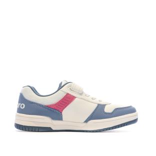 Baskets Blanches/Bleu/Rose Fille Umbro Ovida vue 0