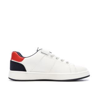 Baskets Blanc/Marine Garçon Ellesse Santo vue 0
